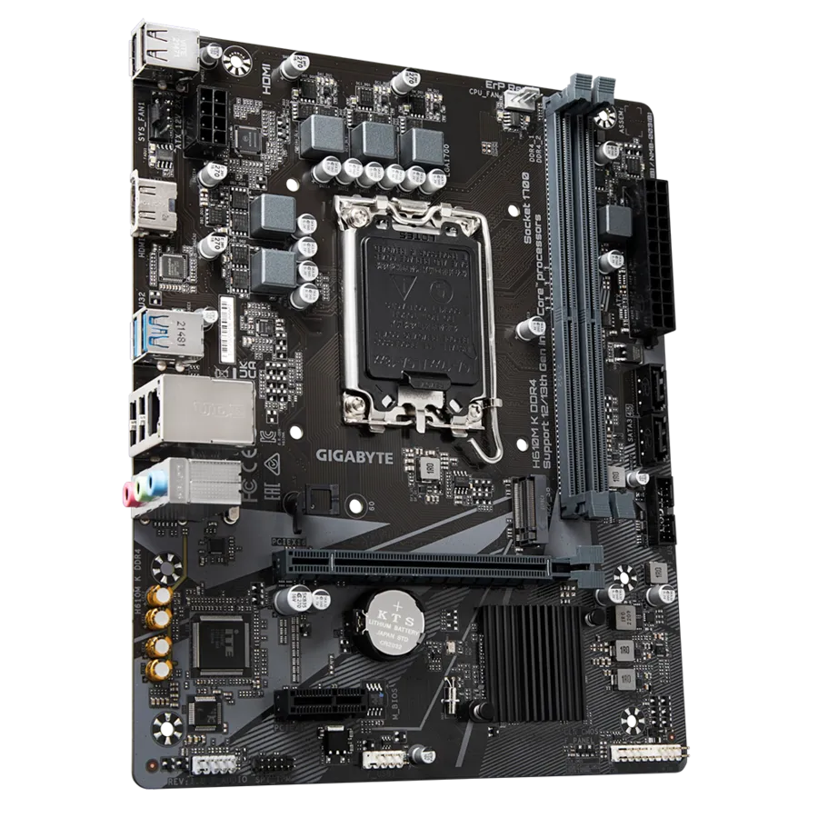 Gigabyte H610M K DDR4 Motherboard For Intel 12th | 13th | 14th Gen view 4
